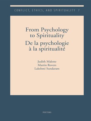cover image of From Psychology to Spirituality / De la psychologie a la spiritualite